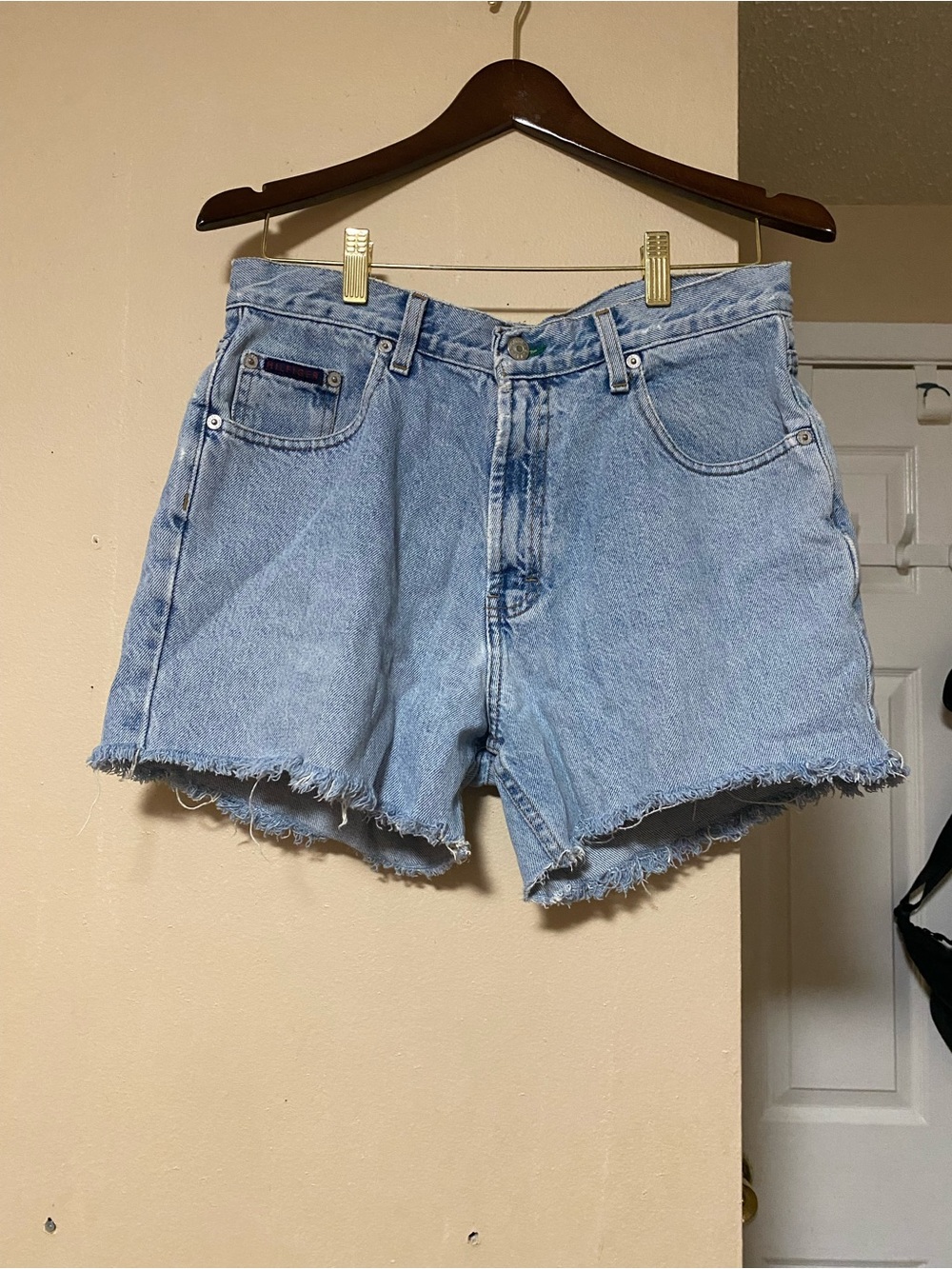 Vintage Tommy Hilfiger Classic Light Wash Denim Cutoff Shorts